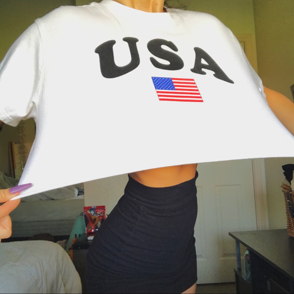 USA cropped Shirt
